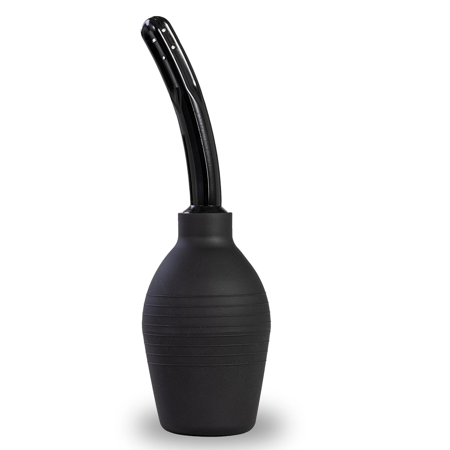 Adam & Eve EZ Anal Douche, Easy to Use Cleaning Bulb with Flexible Tip, Large Capacity for Deep Cleansing, Stable Flat Base, Body Safe and Reusable, Compatible with Water Based and Silicone Lubes