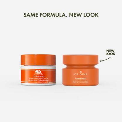 Origins GinZing Brightening Eye Cream with Vitamin C & Niacinamide| Visibly Reduces Dark Circles, 0.5 Fl Oz