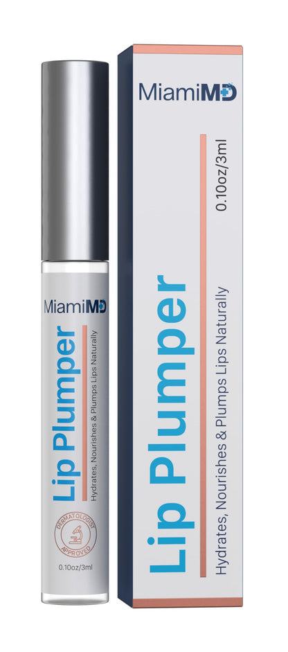 MiamiMD Lip Plumper (3ml) Premium Lip Gloss for Women -Hydrating and Nourishing with Collagen and Vitamin E - Gloss Plumper