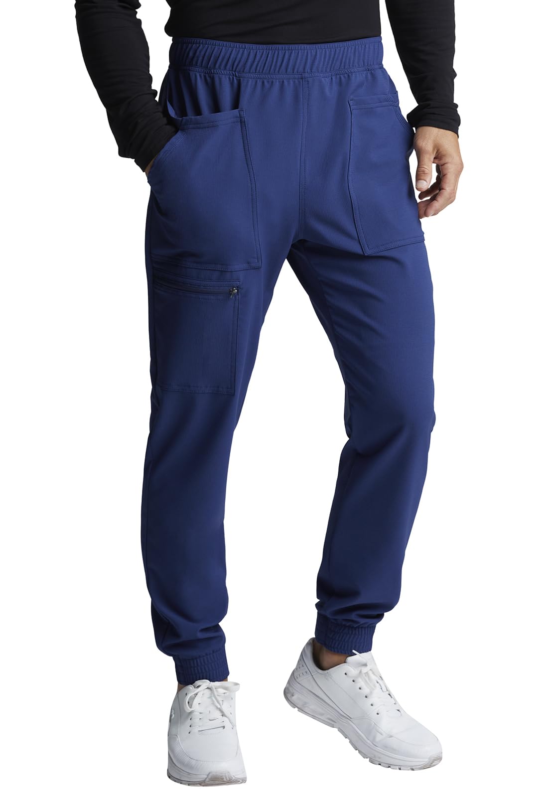 Cherokee Men's Mid Rise Pull-on Jogger Scrubs Pant