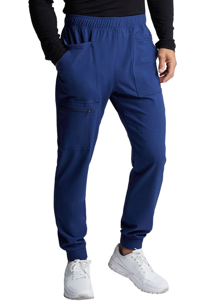 Cherokee Men's Mid Rise Pull-on Jogger Scrubs Pant