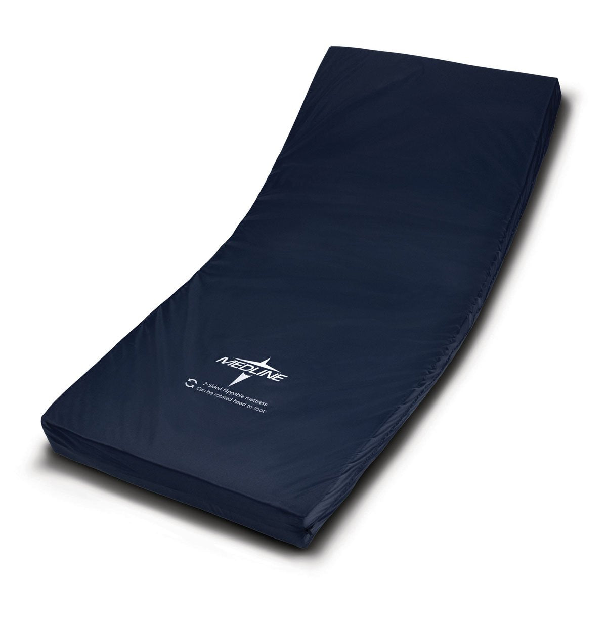Medline Advantage Therapeutic Homecare Foam Mattress, 36" x 80", Pressure Redistribution Support