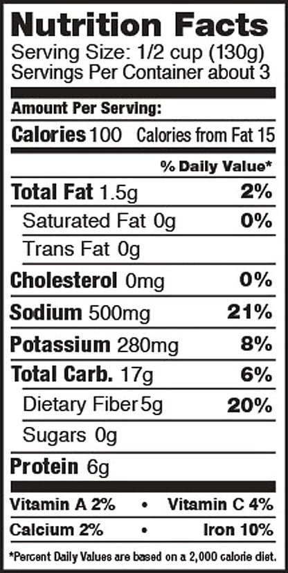 Glory Seasoned Butter Beans - 14.5 Oz Cans (Pack of 6)