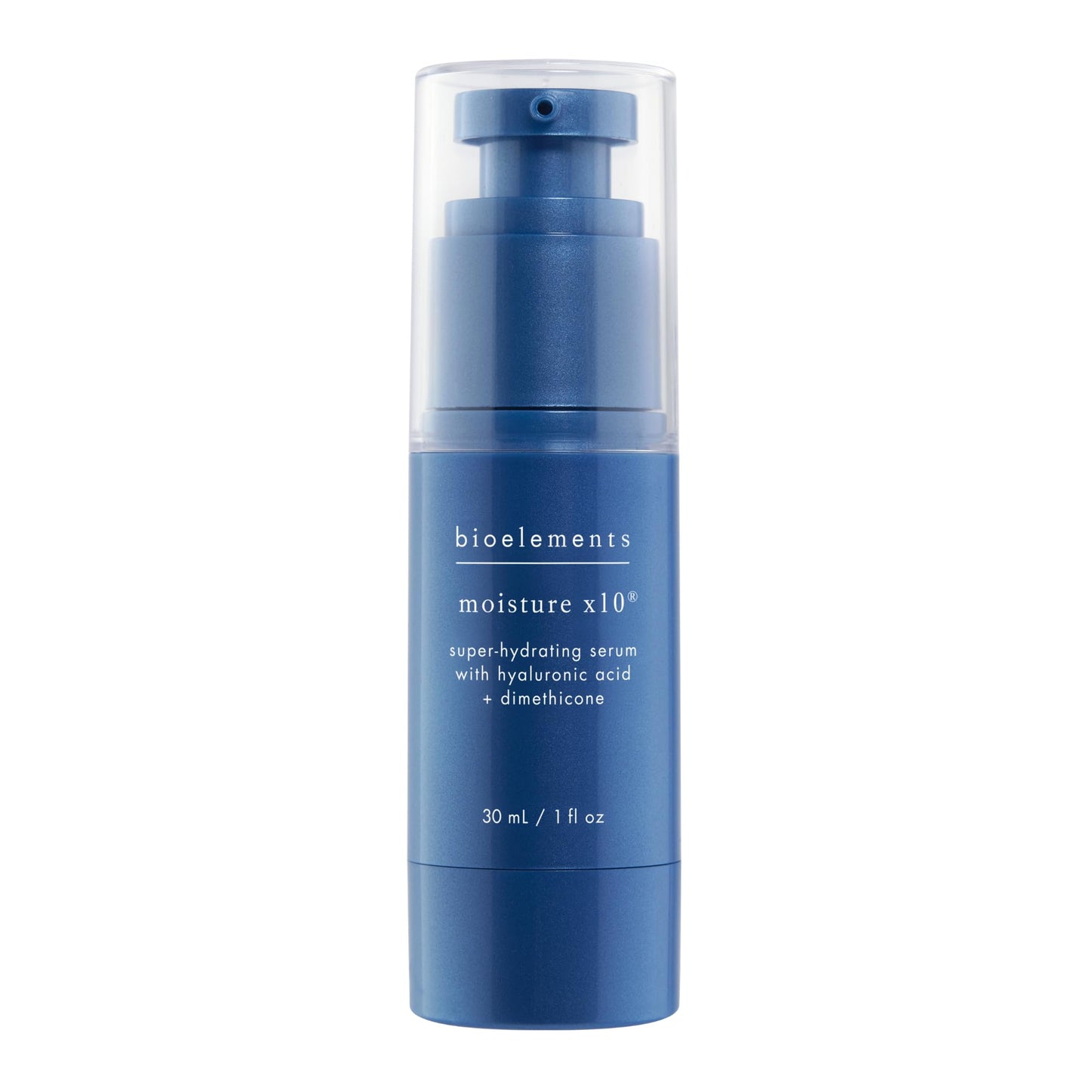 Bioelements Moisture x10 - 1 fl oz - Super-Hydrating Hyaluronic Acid Facial Serum - For Dry & Combination Skin Types - Vegan, Gluten Free - Never Tested on Animals