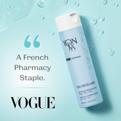 Yon-Ka Eau Micellaire Micellar Water and Cleansing Makeup Remover Gentle Face Wash with to Remove Impurities Hydrate Paraben-Free