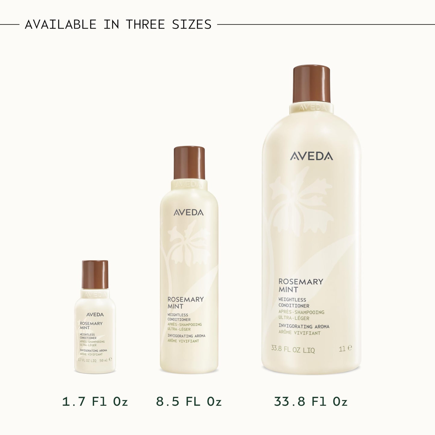 Aveda Rosemary Mint Weightless Conditioner | Lightweight Daily Conditioner | Adds Body & Shine| For Normal to Oily Hair, Fine to Medium Hair | Invigorating Aroma | 97% Naturally Derived*