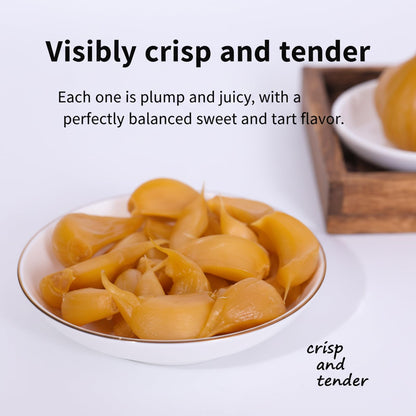 SODGHYTR Pickled Garlics, 17.64oz, Crunchy and Sweet Flavor,Long Shelf Life,Hot Pot Companion,Pickled Garlic Cloves