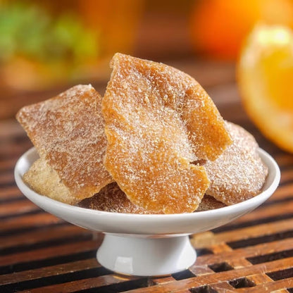 SIJIYUNLI-Jiu Zhi Chenpi 120g/4.23oz Orange Peel Preserved Fruit, Relieve Heat, Thirst, Appetizer, Can be Soaked in Water, Sweet, Sour, Salty