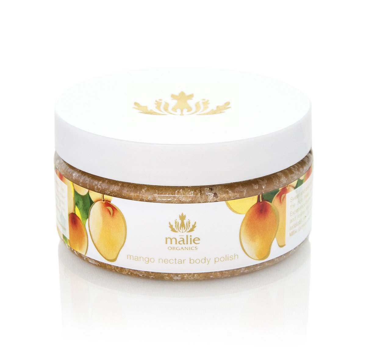 Malie Organics' All Natural Exfoliating Organic Body Polish to Exfoliate, Nourish, Moisturize and Hydrate Your Skin. 8 Fl Oz