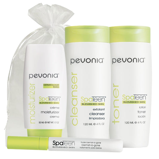 PEVONIA Spateen Blemished Skin Home Care Kit, 10.1 oz.