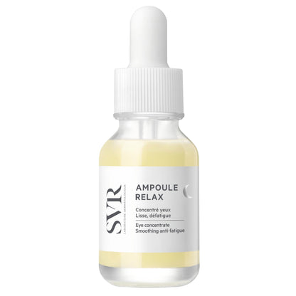 SVR Relax Concentrate Under Eye Night Serum That Hydrates, Helps Relax Muscle, Visibly Reduces Apperance Of Bags, Dark Circles, Fine Lines Innovative Metal Applicator 0.5 fl.oz