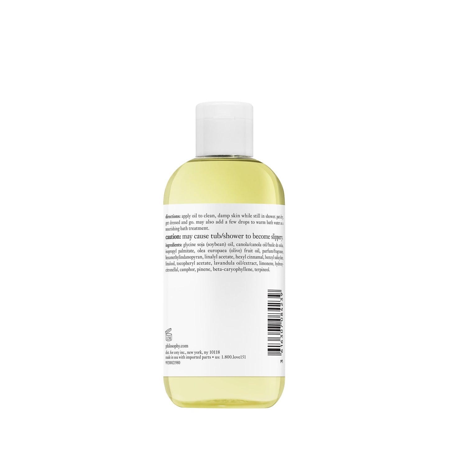philosophy pure grace nourishing in-shower oil – with skin-loving oils – skin hydration that lasts all day