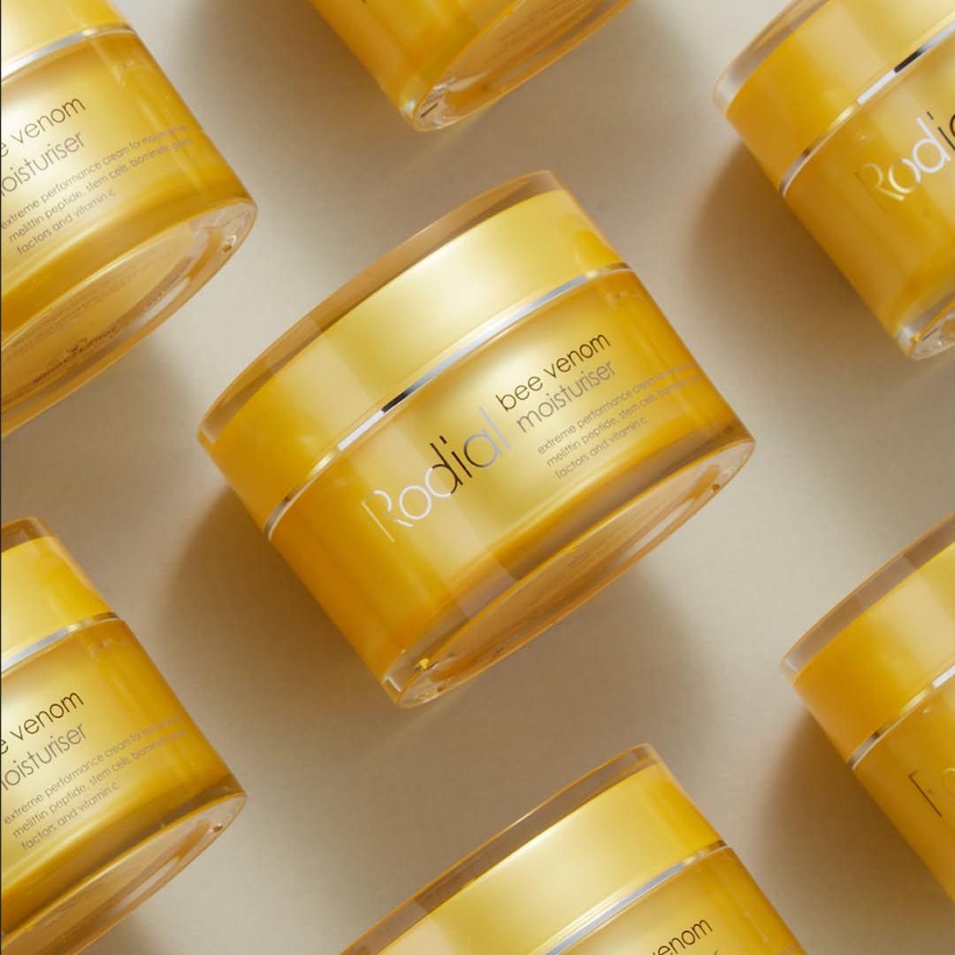 Rodial Bee Venom Facial Moisturiser 1.7 fl oz - Advanced Firming & Plumping Face Cream with Juvinity for Elasticity, Radiance & Long-Lasting Hydration