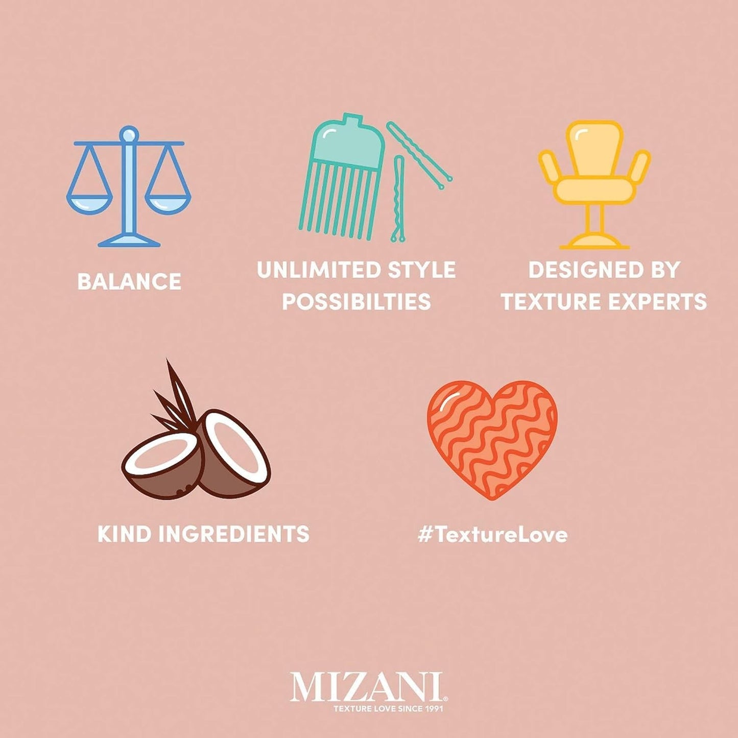 Mizani Style Shifter Society Coco Dew Curl (P) restyling Spray with Coconut Oil, Curl Refreshing Spray, Anti Frizz, Leave In Moisturizer, Silicone-Free