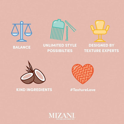 Mizani Style Shifter Society Coco Dew Curl (P) restyling Spray with Coconut Oil, Curl Refreshing Spray, Anti Frizz, Leave In Moisturizer, Silicone-Free