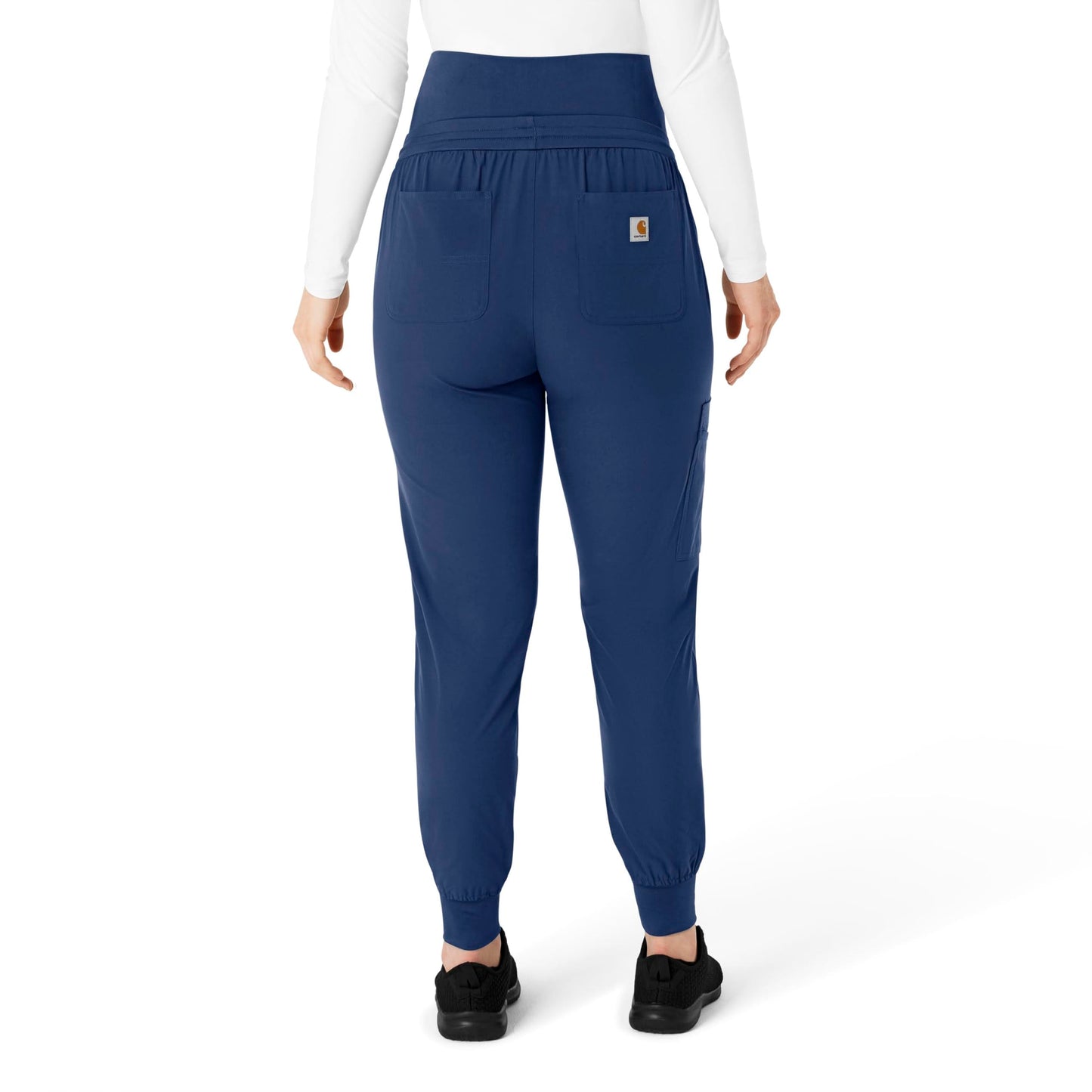 Carhartt Women's Maternity Jogger Scrub Pant - Navy, XS