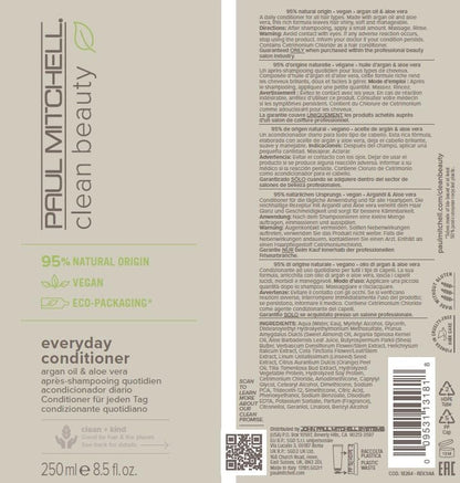 Paul Mitchell Clean Beauty Everyday Conditioner Ultra-Rich Formula Improves Elasticity For All Hair Types