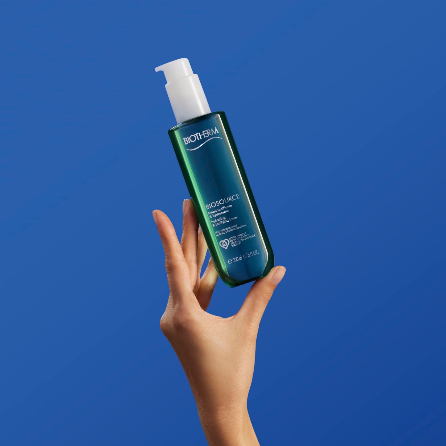 Biotherm Biosource Hydrating & Tonifying Toner for Normal to Combination Skin with Biotech Plankton, Cleanses, Exfoliates and Hydrates the Skin, 6.7 Fl. Oz.