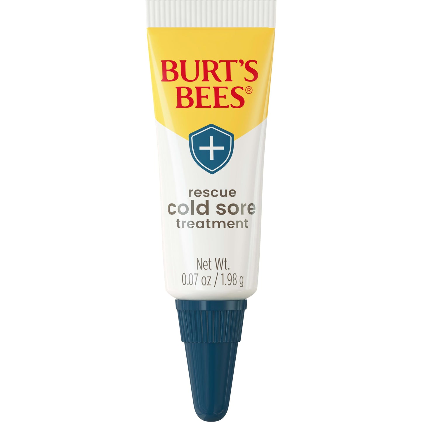Burt's Bees Cold Sore Treatment, with Rhubarb and Sage Complex, Natural Origin Skin Care, 1 Tube, 0.07 oz.