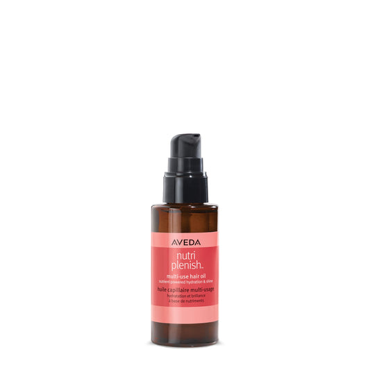 Aveda Nutriplenish Multi-Use Hair Oil | Pre-Shampoo Treatment, Styling, Overnight Oil, Leave-In Treatment | Hydrating Hair Oil | 100% Naturally Derived*, 1 Fl Oz