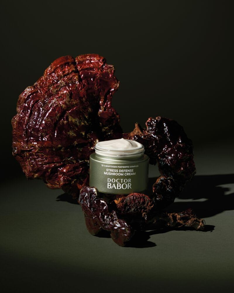 BABOR DOCTOR Microbiomic Stress Defense Mushroom Cream (50 ml) – Nourishing Antioxidant Face Moisturizer – Vegan Professional Skincare