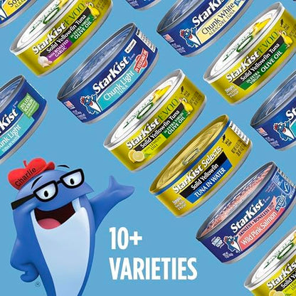 StarKist 25% Less Sodium Chunk Light Tuna In Water, 5 Oz Can, 5 Oz