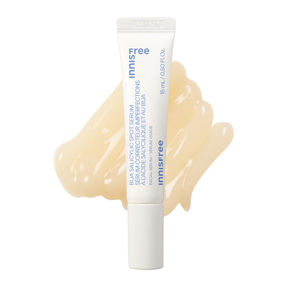 innisfree Bija Spot Serum with Salicylic Acid & Castor Oil, Korean Treatment for Acne, Pore Care, Smooth Skin