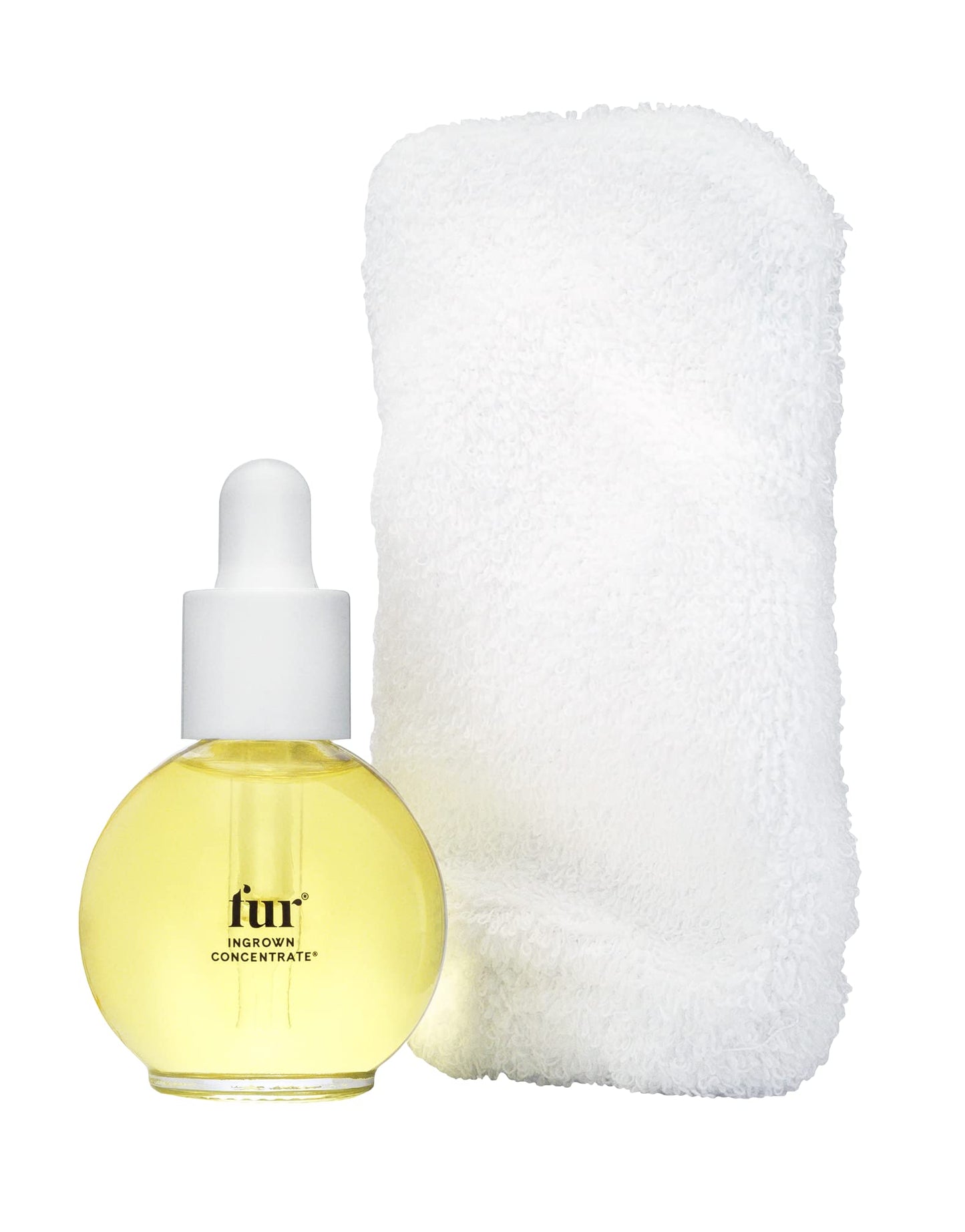 Fur Ingrown Concentrate: Exfoliating Oil Kit for your Hair and Skin to Smoothe, Soothe, and Treat Ingrown Hairs - O.5 fl. oz.
