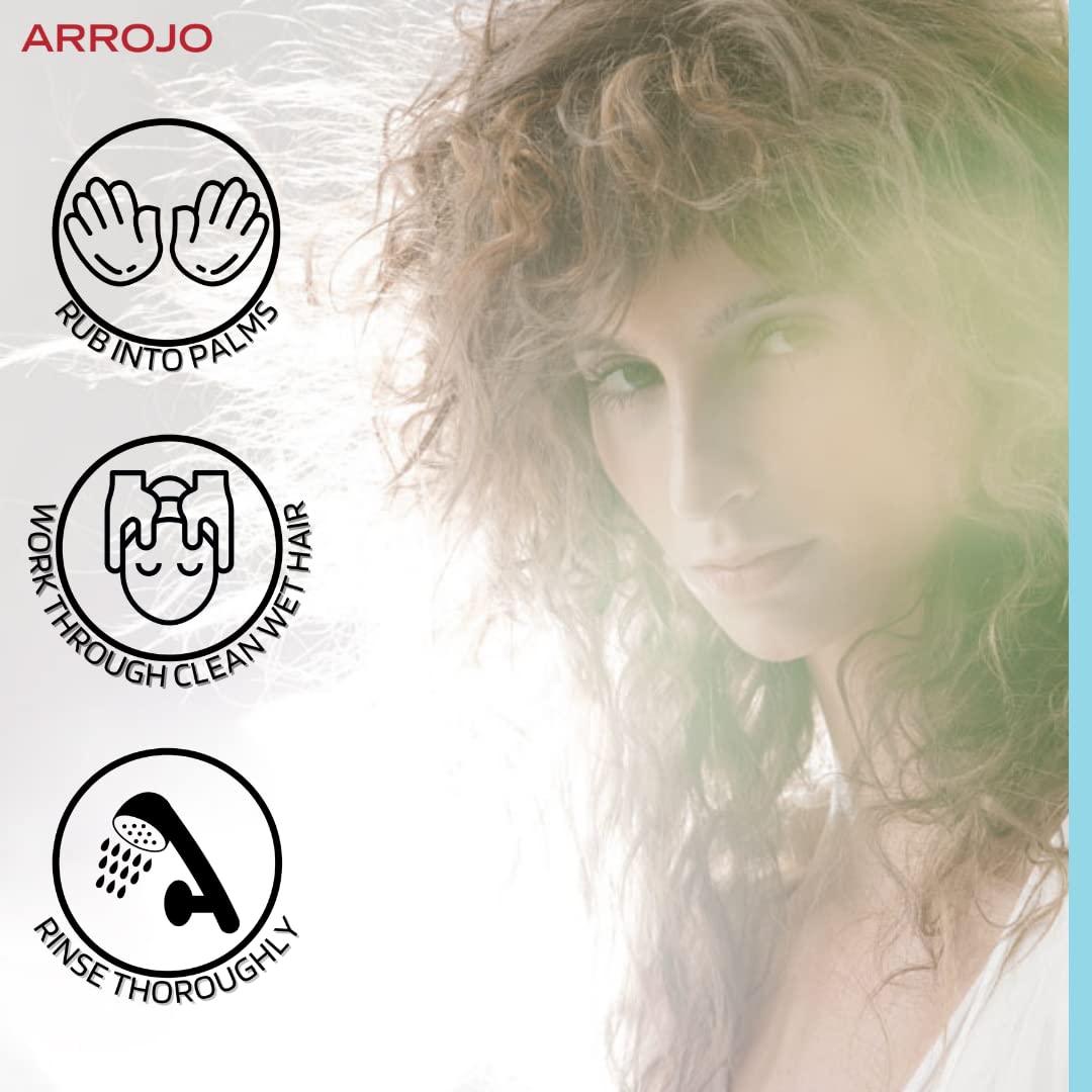 ARROJO RepHair Sulfate Free Shampoo – Hair Shampoo to Moisturize & Rehabilitate Hair - Moisturizing Shampoo w/Vitamin E, Chamomile – Shampoo for Color Treated Hair for Glossy Shine