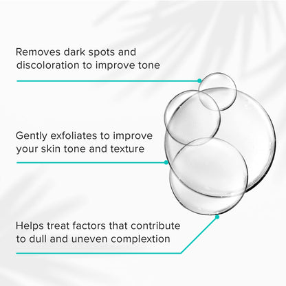 ClarityRx Brighten It 10% Lactic Acid Solution, Natural Plant-Based Exfoliating Face Treatment for Dark Spots, Discoloration & Uneven Skin (2 fl oz)