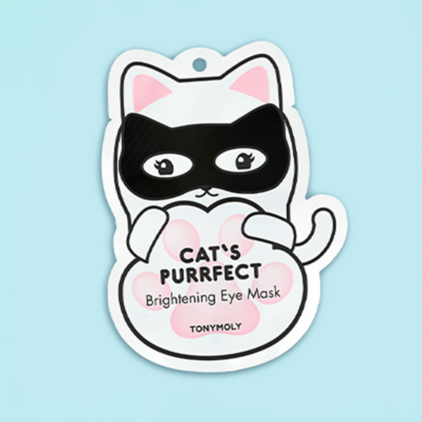 TONYMOLY Cat's Purrfect Eye Mask – Hydrating & Strengthening Under Eye Patches with Milk Protein, Soothes Puffiness, Dark Circles & Fine Lines, 3 ct