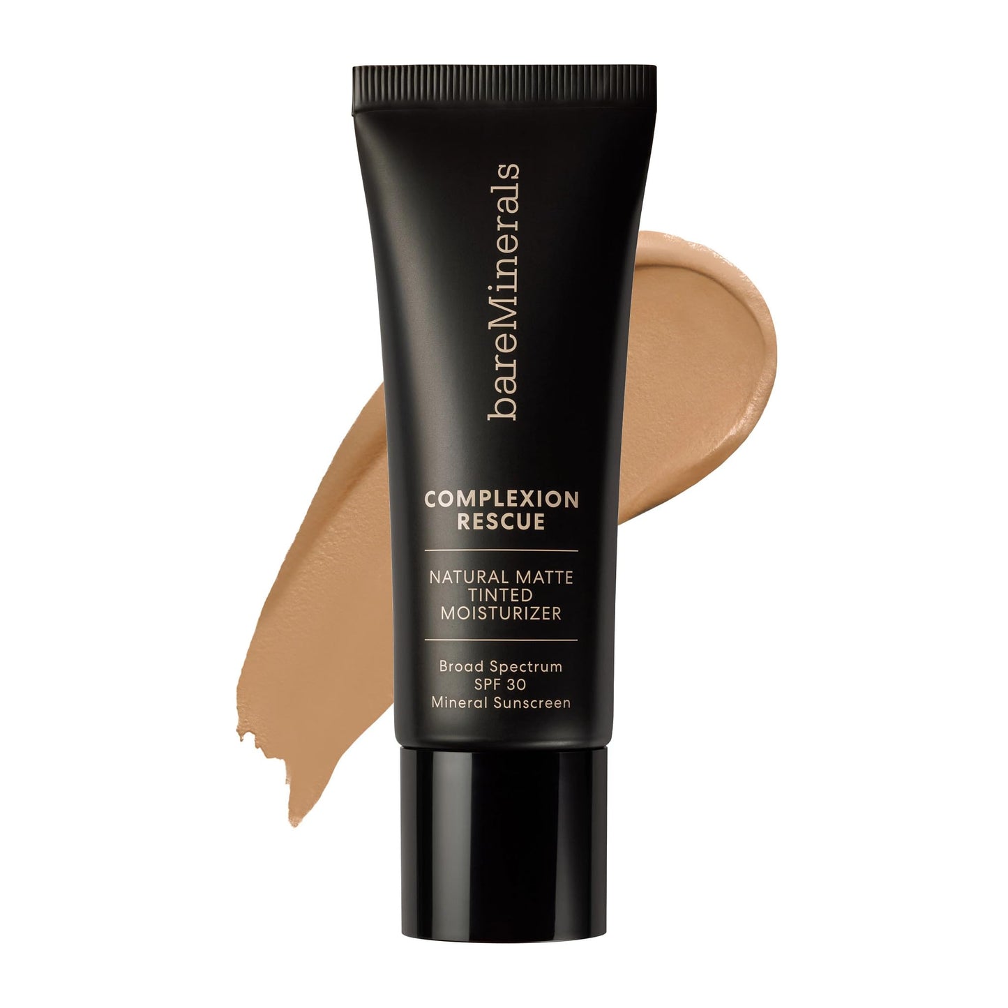 bareMinerals Complexion Rescue Natural Matte Tinted Moisturizer, Tan Amber 07, Vegan, Cruelty-Free & Dermatologist-Tested