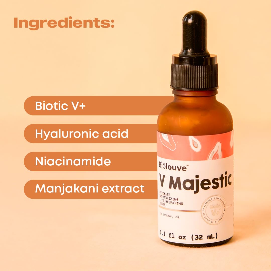 V Majestic Vaginal and Vulva Rejuvenating & Moisturizer Serum, Tightens and Reduces Dryness, 1.1oz