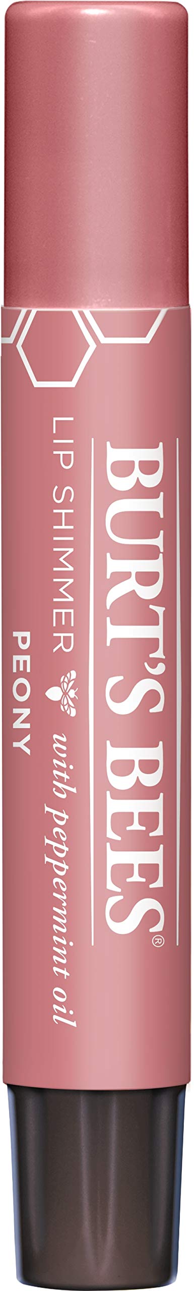 Burt's Bees 100% Natural Moisturizing Lip Shimmer, Peony - 1 Tube