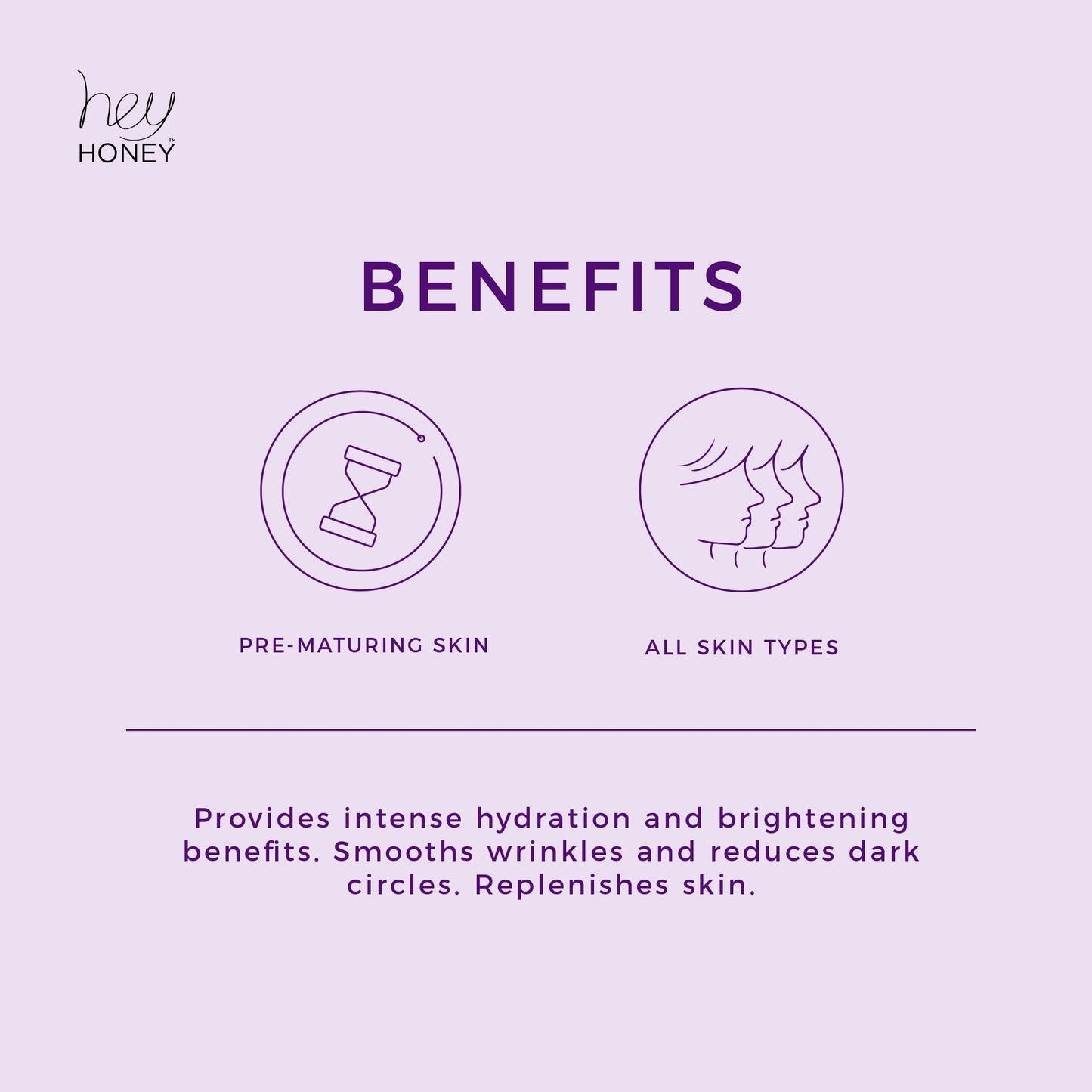 Hey Honey Look Into My Eyes Retinol, Peptide & Propolis Eye Mask for Wrinkle Reduction, Fine Line Smoothing Hydration Overnight Firming Under-Eye Treatment for Brighter, Youthful-Looking Eyes | 1 Oz