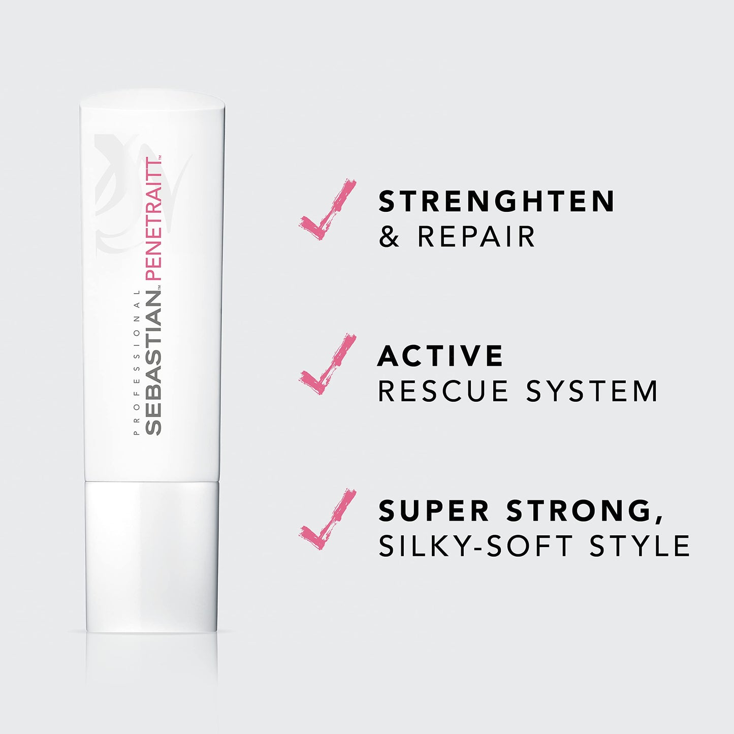 Sebastian Professional Penetraitt Conditioner | Strengthening & Repair | Deep Moisturizing for Dry, Damaged, & Colored Hair