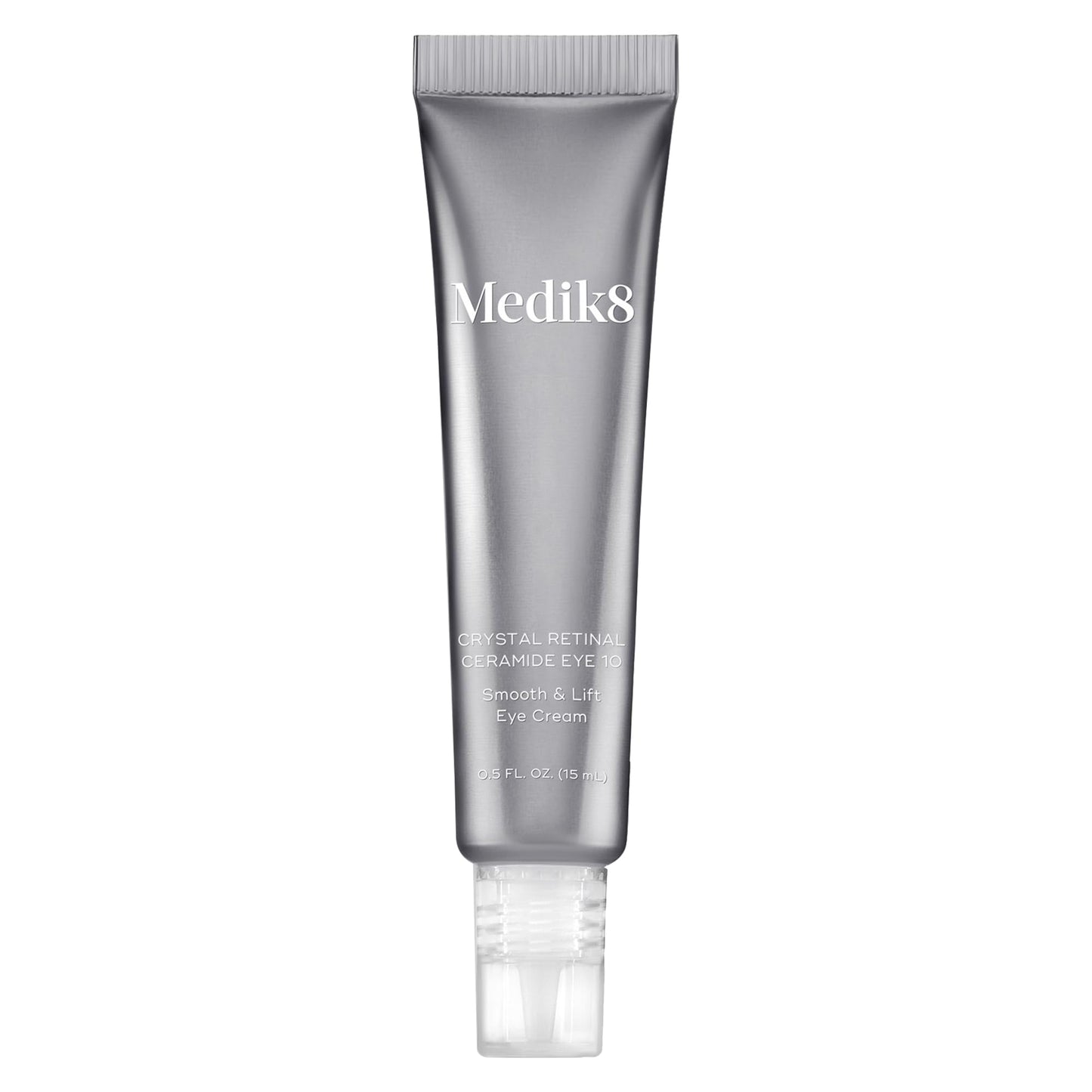 Medik8 Crystal Retinal Ceramide Eye 10 - Lifting Eye Cream with Vitamin A - Smoothing Under Eye Cream for Wrinkles and Sensitive Skin - 0.5 ml