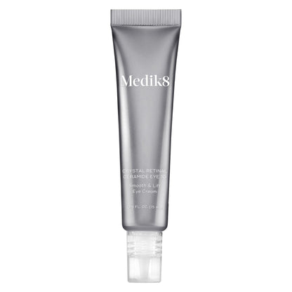 Medik8 Crystal Retinal Ceramide Eye 10 - Lifting Eye Cream with Vitamin A - Smoothing Under Eye Cream for Wrinkles and Sensitive Skin - 0.5 ml