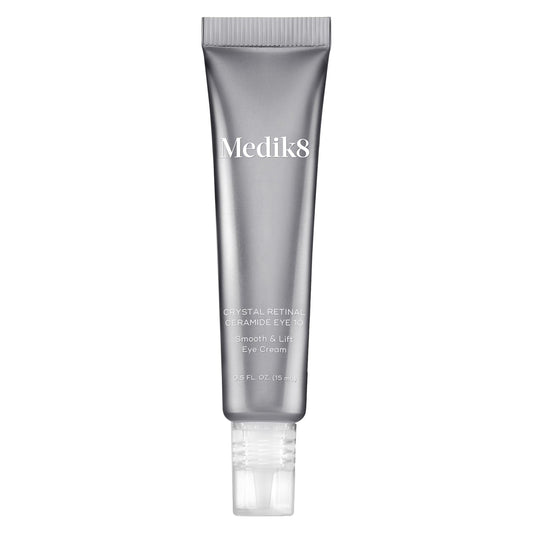 Medik8 Crystal Retinal Ceramide Eye 10 - Lifting Eye Cream with Vitamin A - Smoothing Under Eye Cream for Wrinkles and Sensitive Skin - 0.5 ml