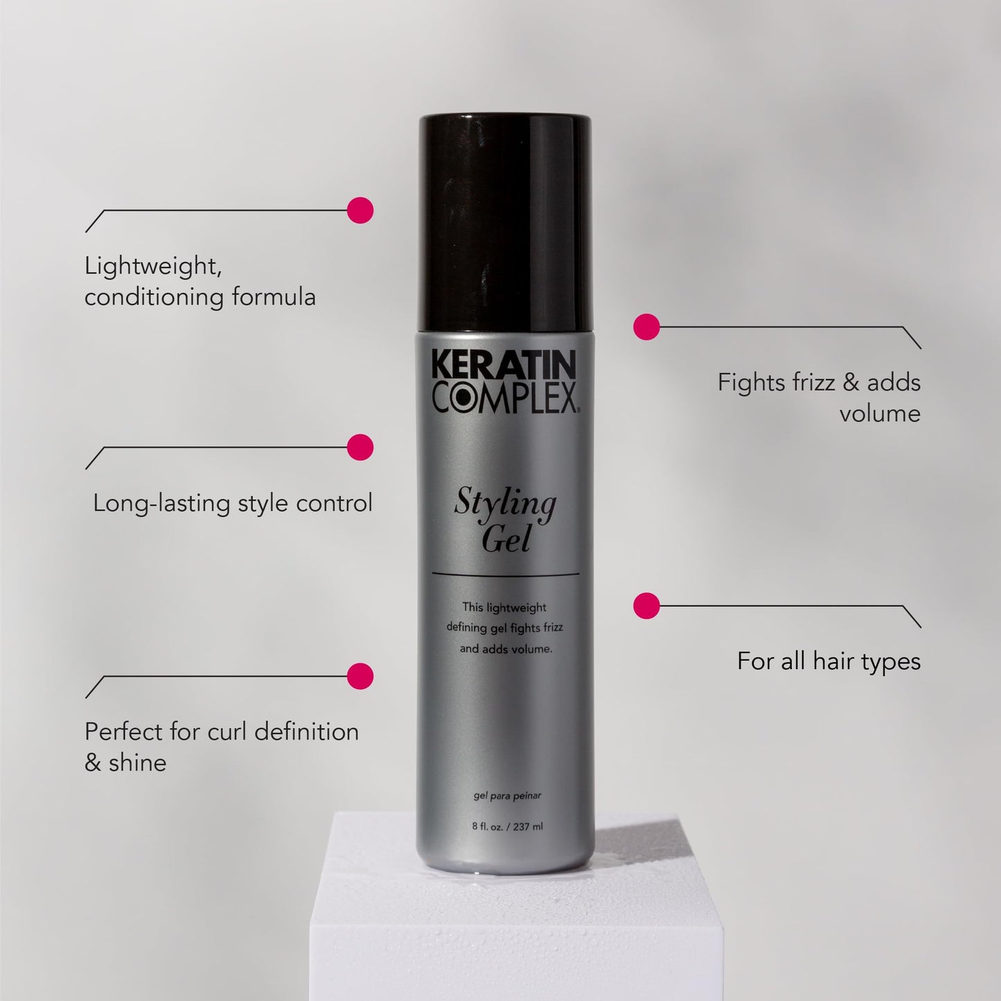 Keratin Complex - Styling Gel - 8 fl oz