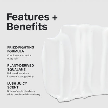 Paul Mitchell Super Smooth Conditioner, Controls Frizz, Adds Softness, For Frizzy Hair