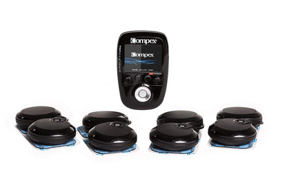Compex Wireless USA 2.0 Muscle Stimulator w/TENS Bundle Kit: Muscle Stimulation Machine, with Snap Electrodes,Programs, Wireless PODs etc, Black