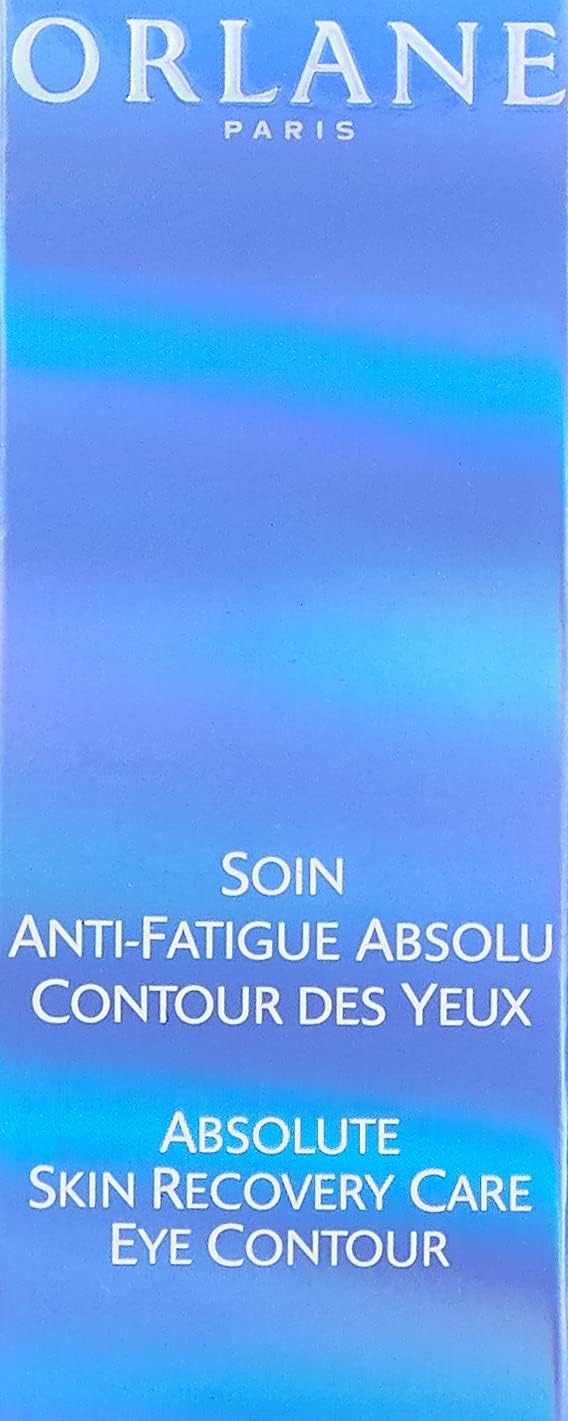 ORLANE PARIS Absolute Skin Recovery Care Eye Contour - Gel Cream Formula for Rested and Rejuvenated Eye Area - Helps to Improve Appearance of Puffiness and Dark Circles (15ml)