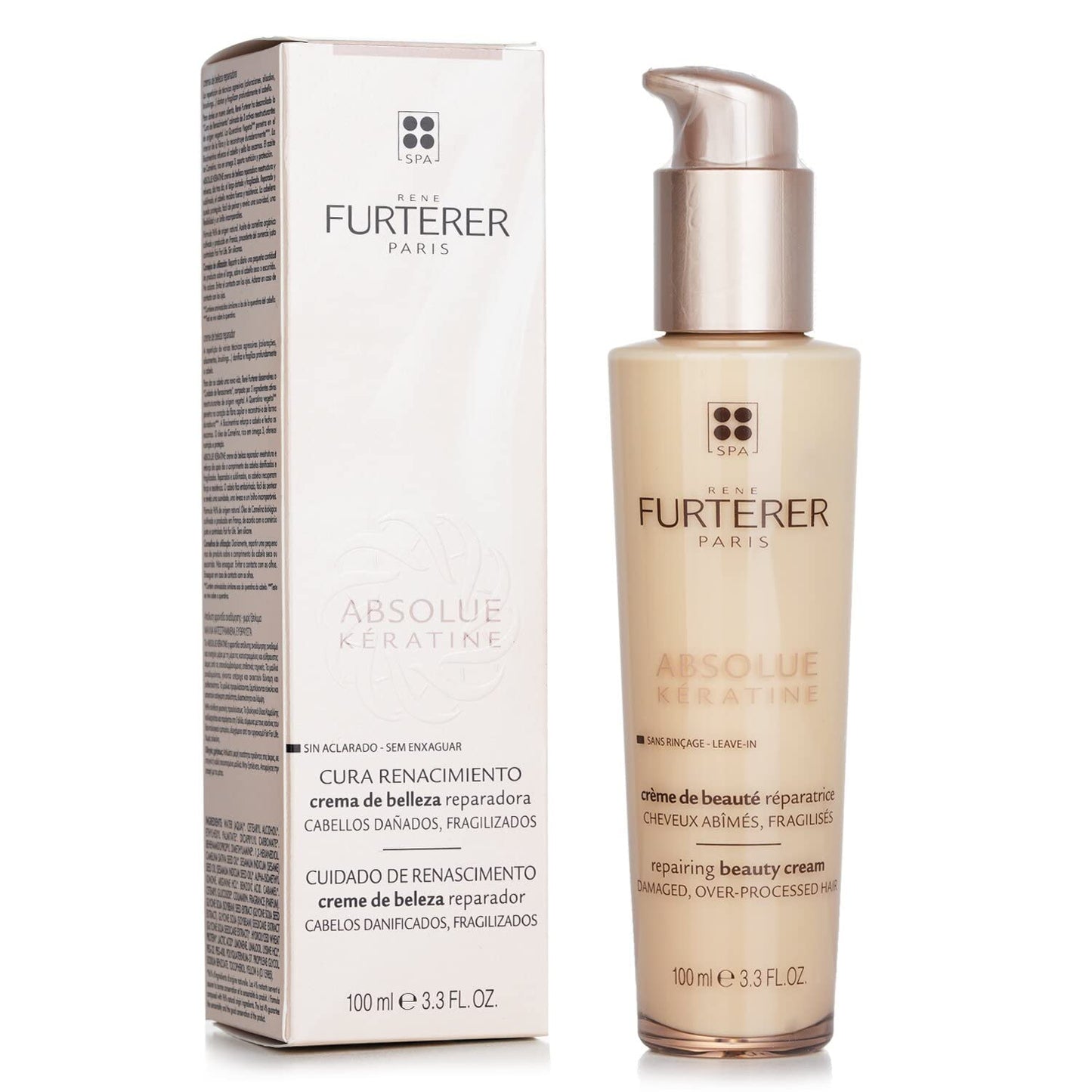 Rene Furterer ABSOLUE KERATINE Repairing Beauty cream for Damaged, Over-processed Hair