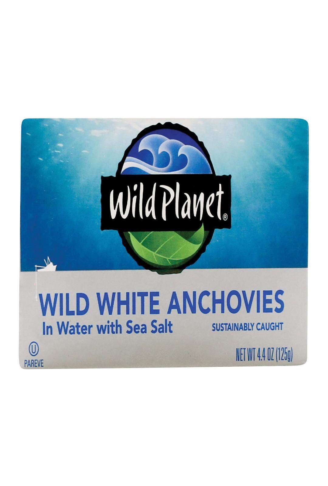 Wild Planet White Anchovies Lightly Salted in Water -- 4.4 oz