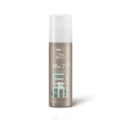 Wella Professionals EIMI Nutricurls Curl Shaper | 72H Curl Defining Styling Gel-Cream | Enhance Curls, Light Control & Definition with Bounce | 5 Fl Oz