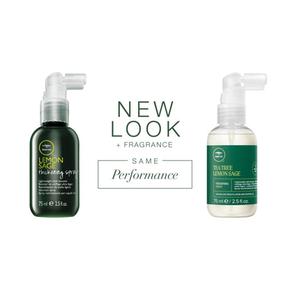 Tea Tree Lemon Sage Thickening Spray, Builds Body + Boosts Volume, For Fine Hair