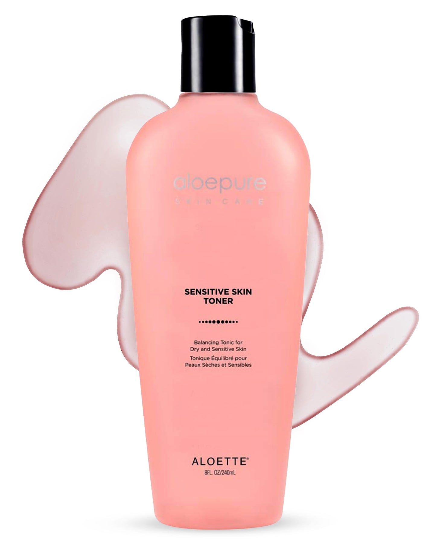 Aloette Sensitive Skin Toner for Face - Gentle Daily Facial Toner Soothing, Hydrating for Dry & Sensitive Skin - Removes Excess Oil, Dirt, Clogged Pores & Impurities - Cucumber, Chamomile & Aloe Vera
