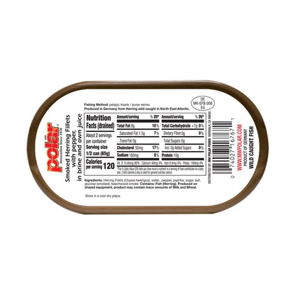 MW Polar Peppered Smoked Herring, 7.05 Ounce (Pack of 12)