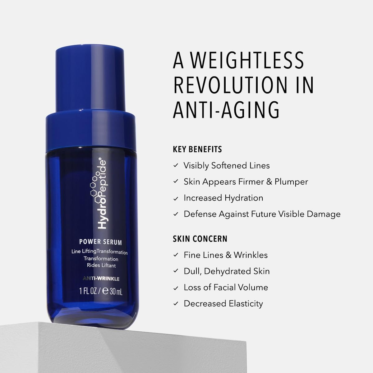 HydroPeptide :: Power Supply Anti Wrinkle Regenerative Refill Set, Power Serum + Refillable Cartridge, 2 Ounces (total)